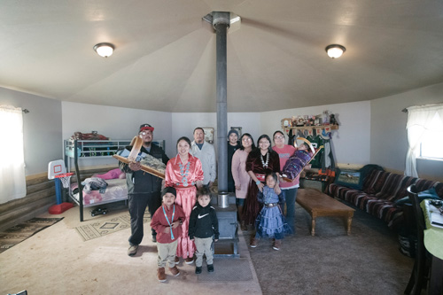 NavajoFamily2019 Navajo family, Chinle, Arizona, 2019. Photograph by Kiliii Yuran