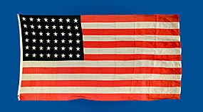 The First American Flag flown over CDC Headquarters The First American Flag flown over CDC Headquarters is all wool and measures 60″ high by 114″ wide.