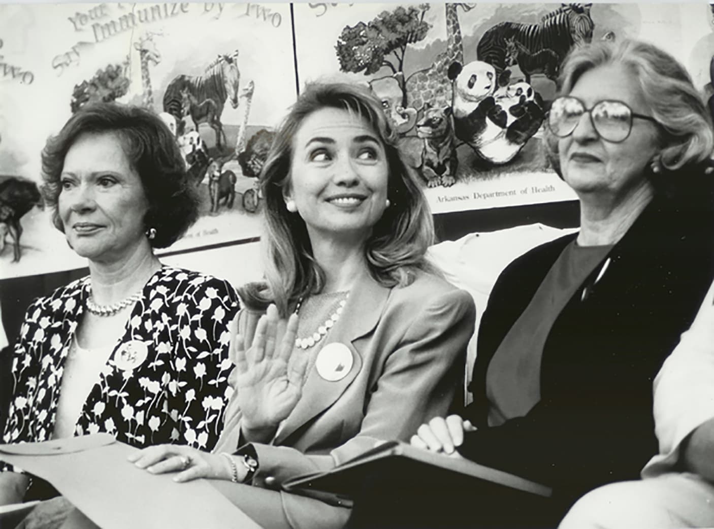 VYF founders Rosalynn Carter (left) and Betty Bumpers (right)