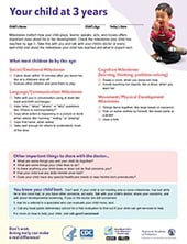 Developmental Checklist for 3-5 Year Olds