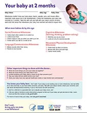 Download Important Milestones Your Baby By Two Months Cdc