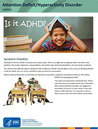 ADHD symptom checklist thumbnail