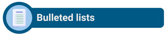 Bulleted Lists