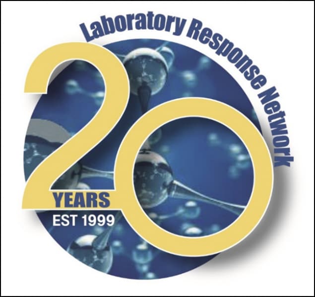 Laboratory Response Network 20 Years logo