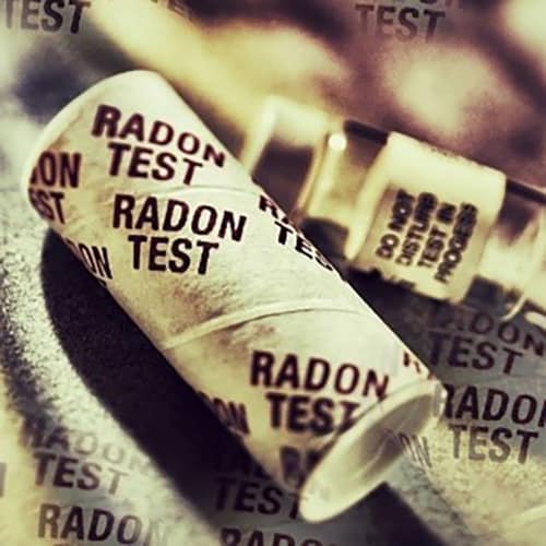 Closeup of Radon test