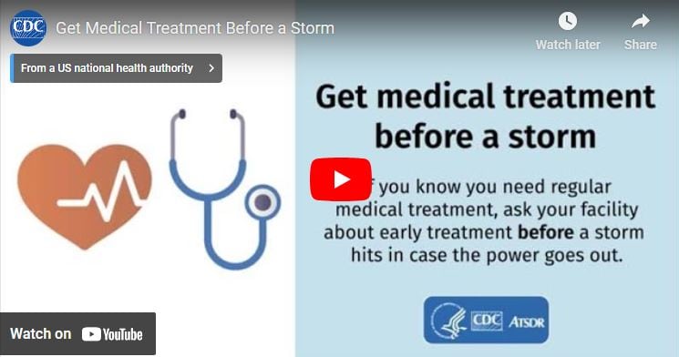 Get Medical Treatment Before a Storm