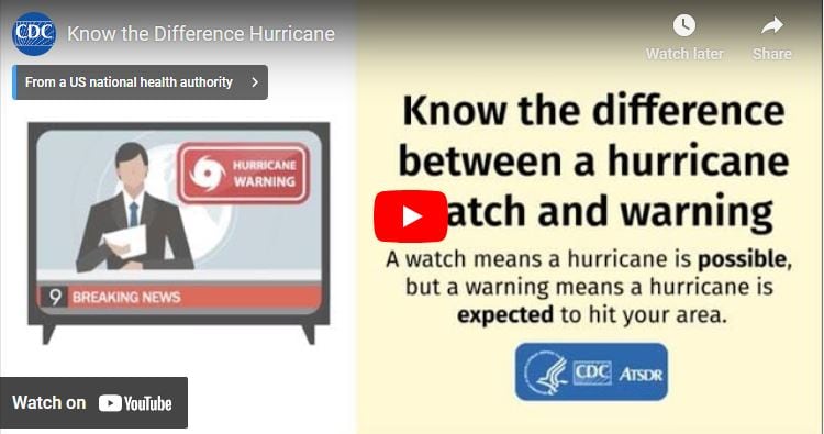 Know The Difference Between a Hurricane Watch and Warning