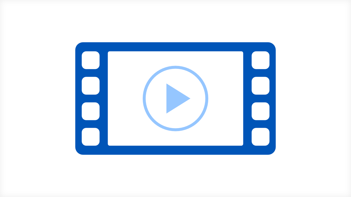 Icon of a video frame