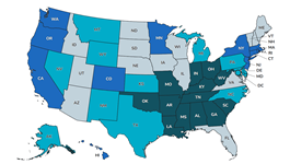 U.S. Life Expectancy at Birth by State and Sex for 2022