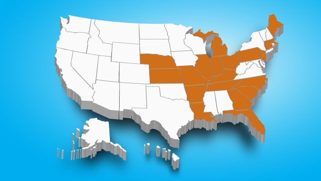 Drug overdose mortality map