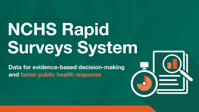 NCHS RSS Web Banner: Data for-evidence-based decision-making and faster public health response