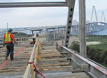 2015-190.jpg Bridge deck construction with wooden catch platforms.