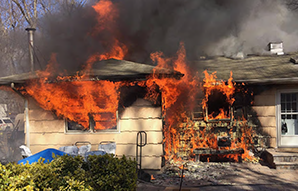 2017-200 Residential fire in New York where tactics recommended by a NIOSH fire fighter fatality investigation report were used.