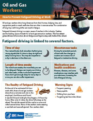 2018-126 Oil and Gas Workers: How to Prevent Fatigued Driving at Work