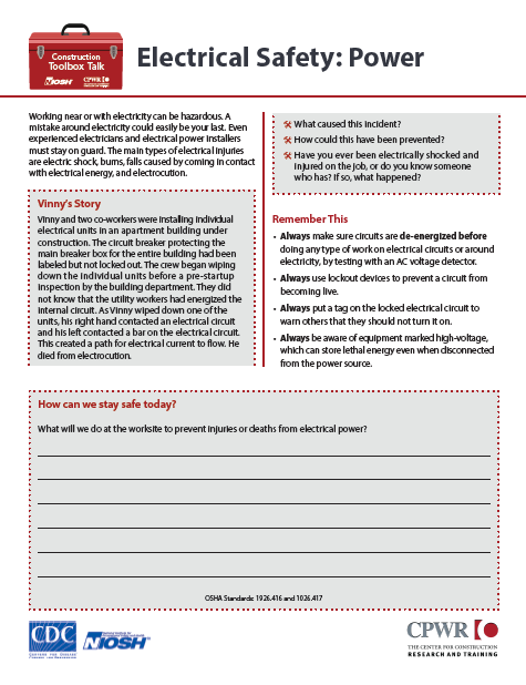 Electrical Safety: Power	2022-141