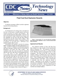 Image of publication Technology News 515 - Float Coal Dust Explosion Hazards