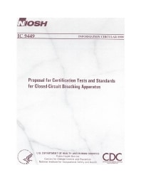 Image of publication Proposal for Certification Tests and Standards for Closed-Circuit Breathing Apparatus