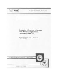 Image of publication Delineation of Fractures in Igneous Rock Masses Using Common Offset Radar Reflection