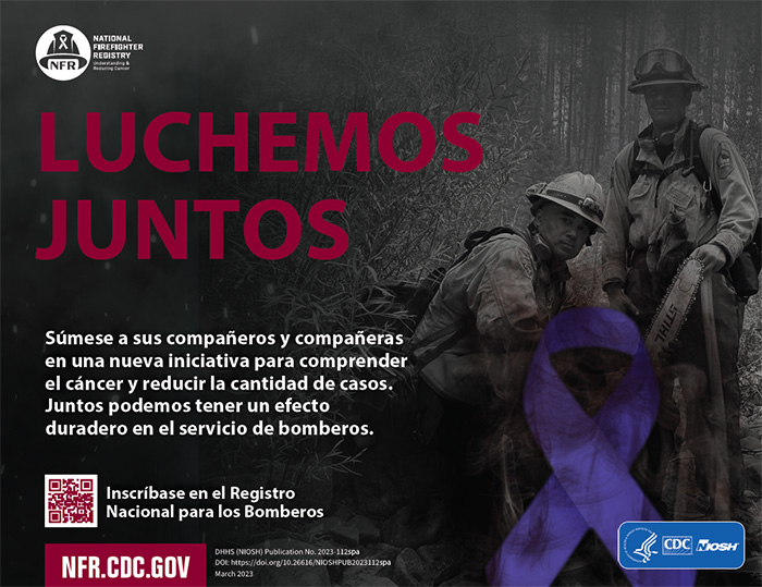 NFR luchemos juntos: bomberos que combaten incendios forestales 2