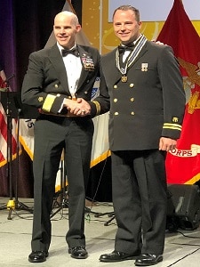 LT Michael Shahan was awarded the Green Medal