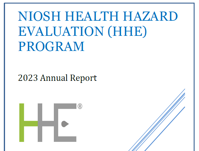 Screenshot of the cover of the 2023 HHE annual report