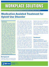 Infographic Workplace Solutions: Medication-Assisted Treatment for Opioid Use Disorder