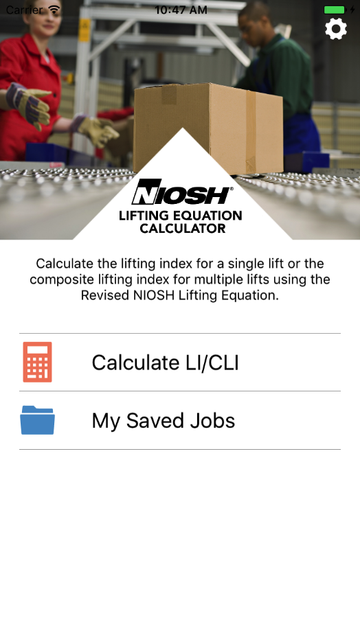 NIOSH Lifting Equation