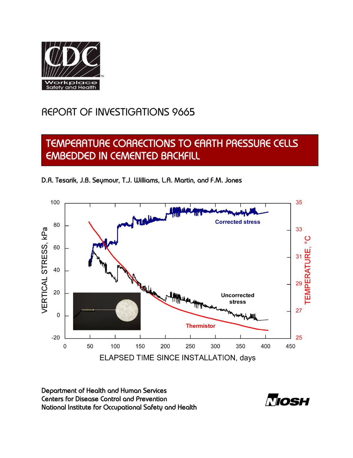 Temperature Corrections to Earth Pressure Cells Embedded in Backfill