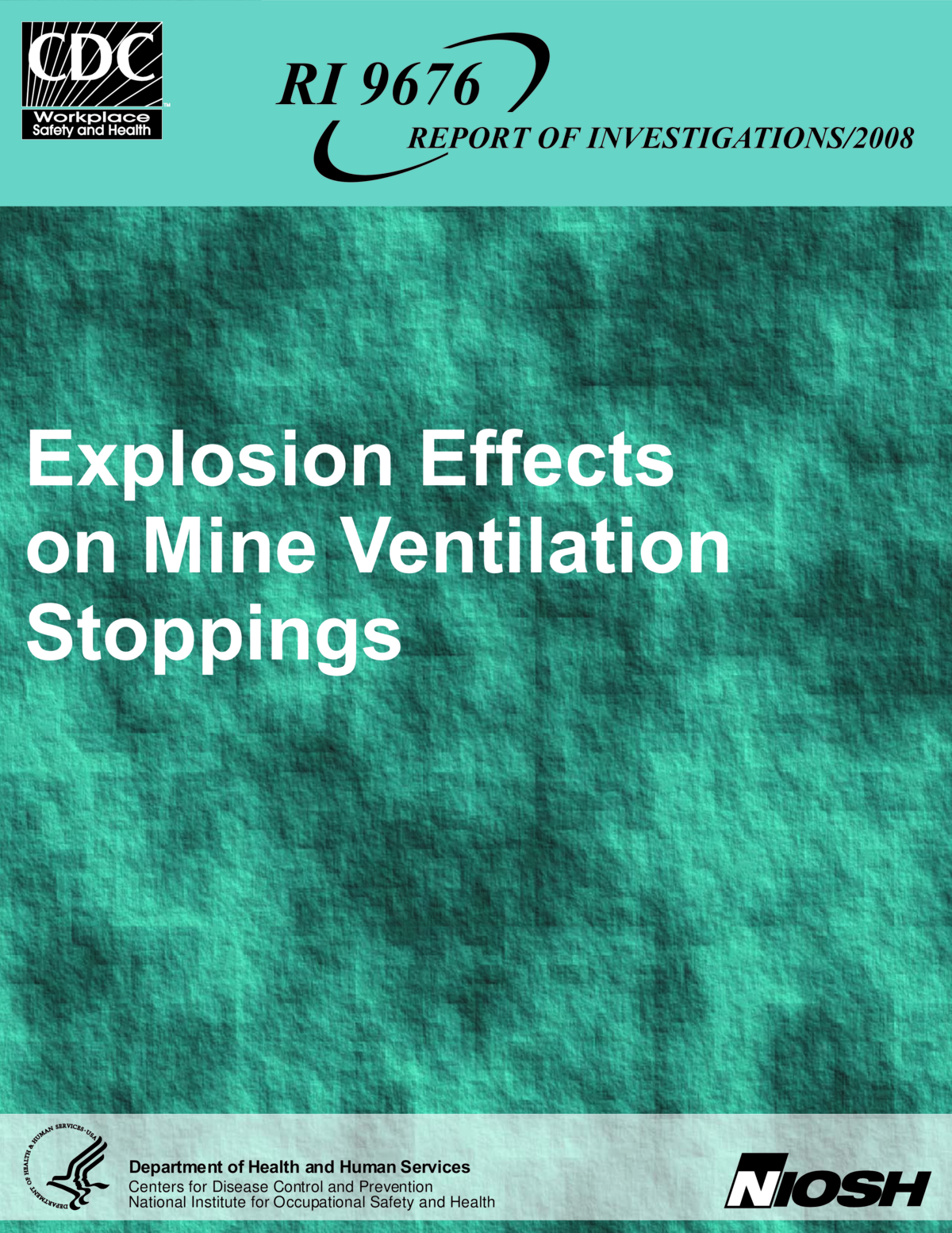 Explosion Effects on Mine Ventilation Stoppings