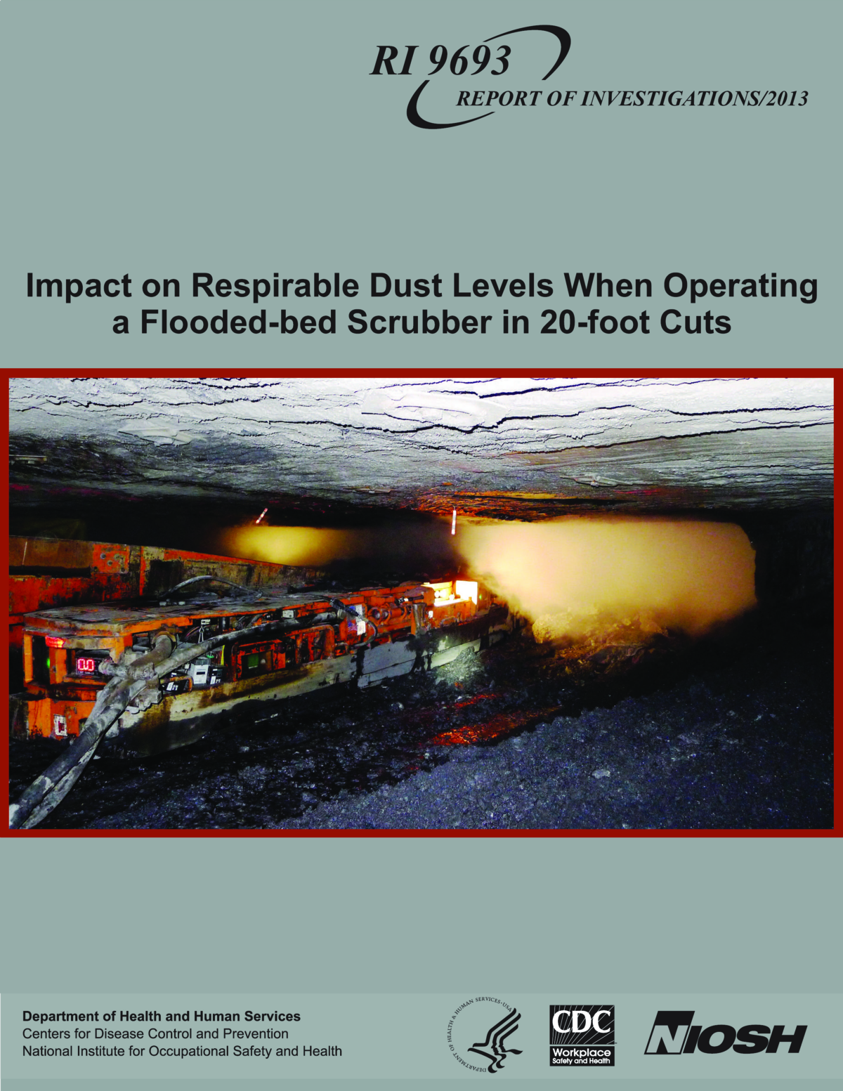 Impact on Respirable Dust Levels When Operating a Flooded-bed Scrubber in 20-foot Cuts