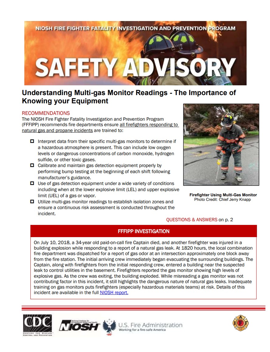 Understanding Multi-gas Monitor Readings &ndash; The Importance of Knowing Your Equipment