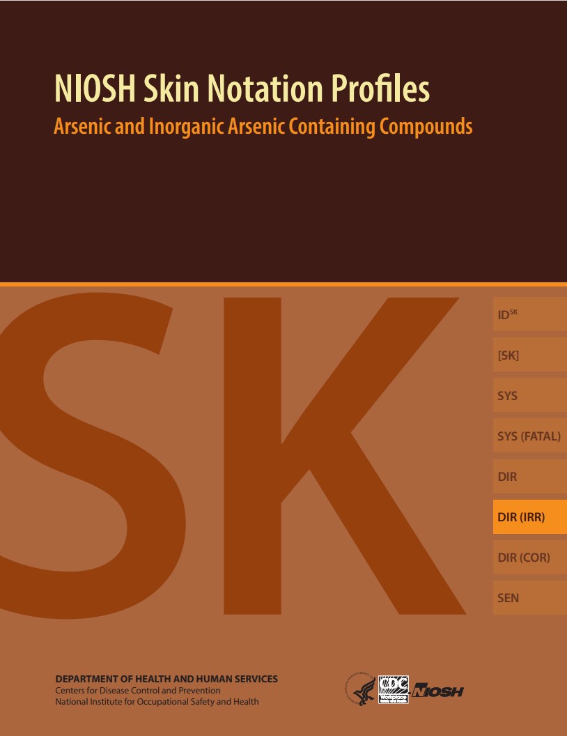 NIOSH Skin Notation Profiles: Arsenic and Inorganic Arsenic Containing Compounds