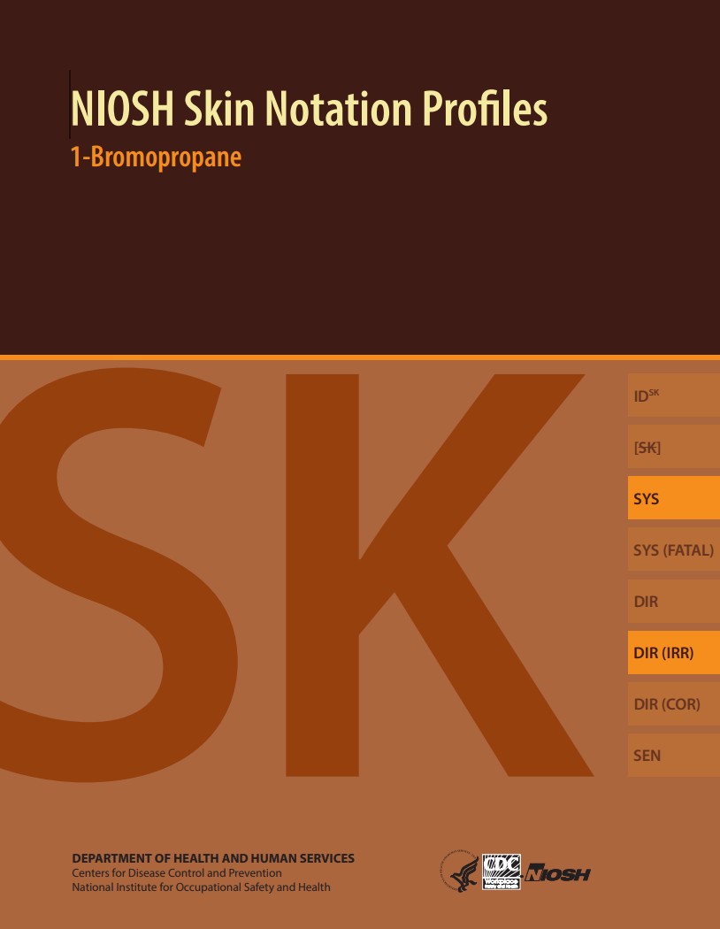 NIOSH Skin Notation Profiles: 1-Bromopropane
