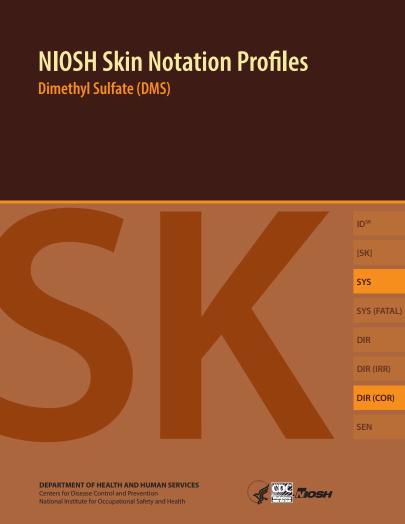NIOSH Skin Notation Profiles: Dimethyl Sulfate (DMS)