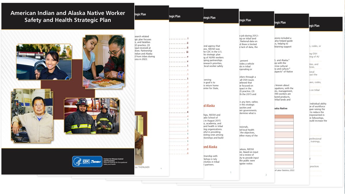 The American Indian and Alaska Native Worker Safety and Health Strategic Plan. Photo by NIOSH