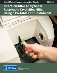 Cover of Direct-on-filter Analysis for Respirable Crystalline Silica Using a Portable FTIR Instrument
