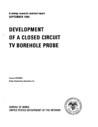 Image of publication Development of a Closed Circuit TV Borehole Probe