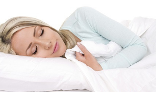 Women sleeping in bed
