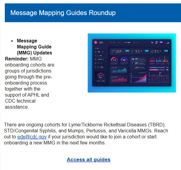 NNDSS Message Mapping Guides