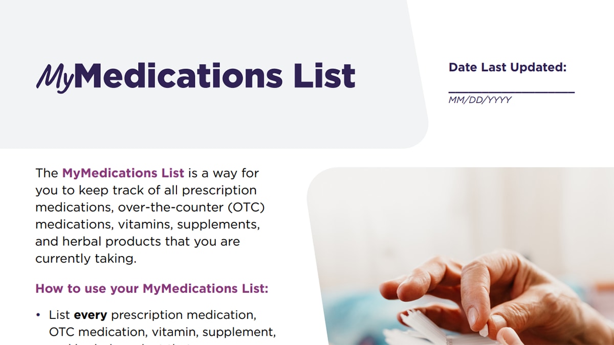 MyMedications List cover