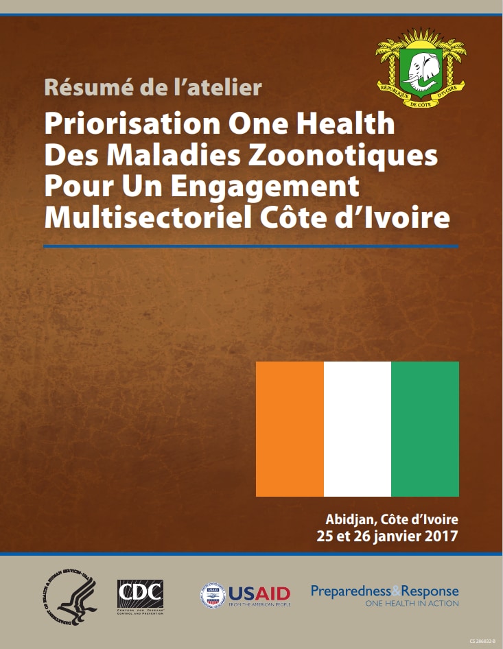 Small image of first page of Workshop Summary: One Health Zoonotic Disease Prioritization for Multi-sectoral Engagement in Côte d’Ivoire-French