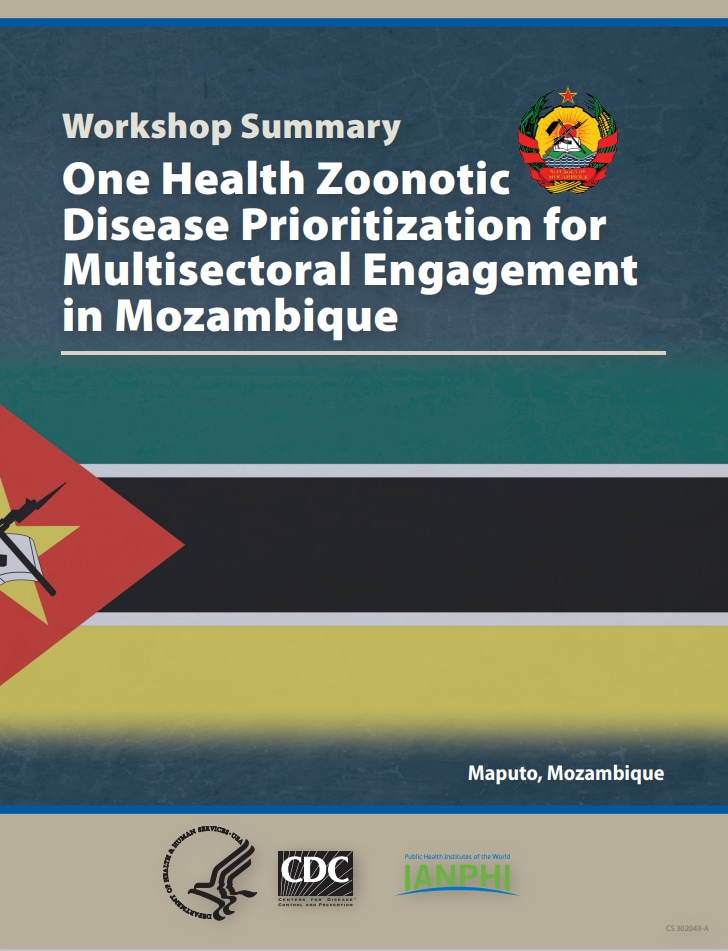 Small image of first page of Workshop Summary: One Health Zoonotic Disease Prioritization for Multisectoral Engagement in Mozambique.