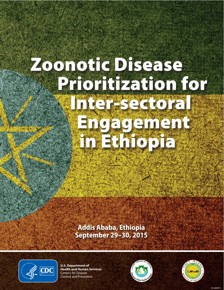Small image of first page of Workshop Summary: Zoonotic Disease Prioritization for Inter-sectoral Engagement in Ethiopia.