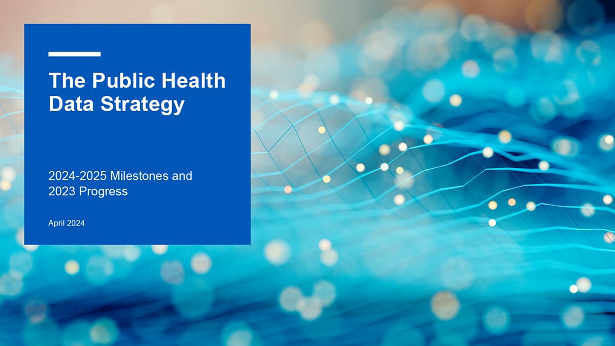 The Public Health Data Strategy: 2024-2025 Milestones and 2023 Progress, April 2024