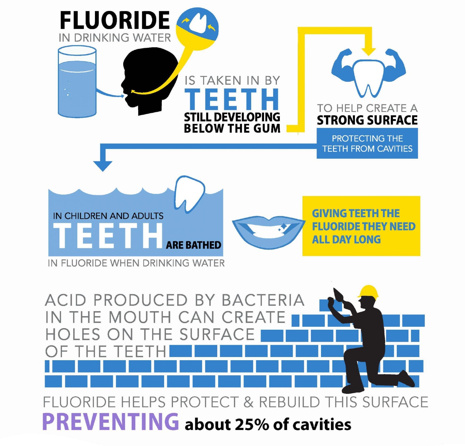 How fluoride works messages