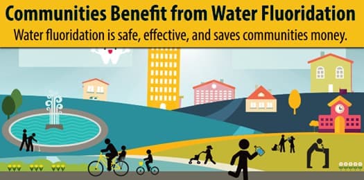 Communities benefit from water fluoridation