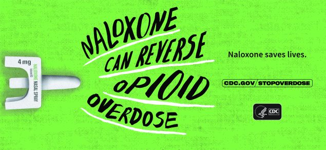 Poster that can be placed in any desired area(s) containig content about how Naloxone can save lives.