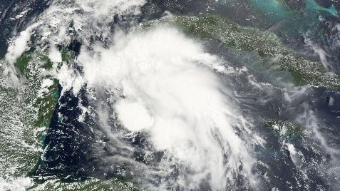 Satellite image of Hurricane Dolly