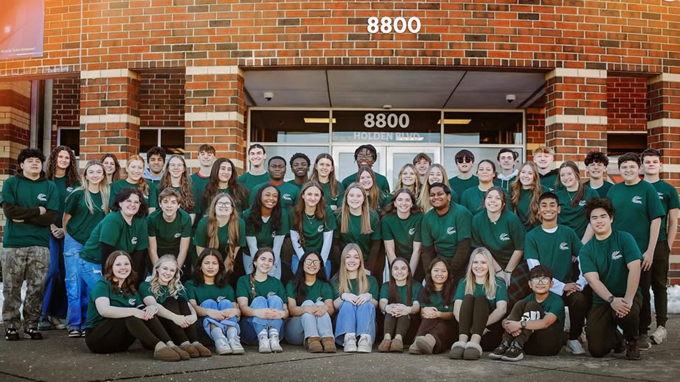 Youth Coalition members gathered for photo after event.