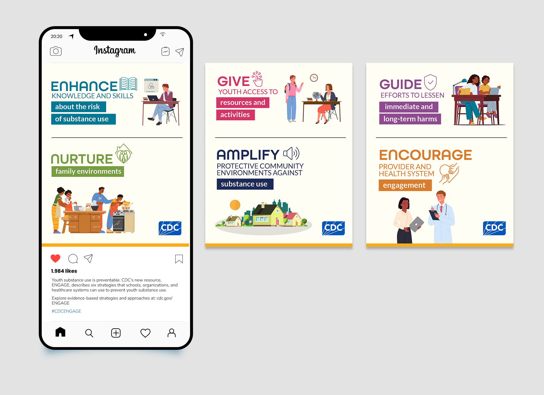 IG carousel image mockup